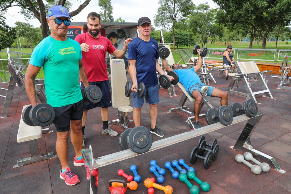 Academia pública do Parque da Cidade vira ponto de encontro e saúde para brasilienses
