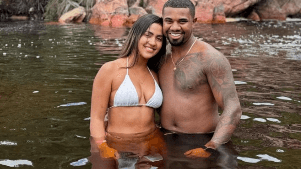 Davi Brito e Adriana Paula (Foto: Reprodução/Redes Sociais)