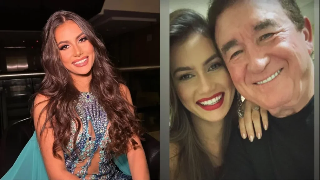 Namorada miss de Amado Batista mostra viagem romântica