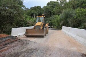 Pontes prejudicadas pelas chuvas na Fercal são reconstruídas pelo GDF