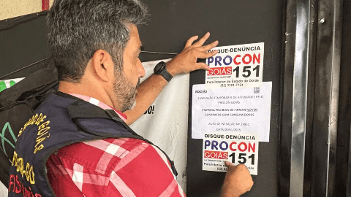 Empresa fica proibida de fazer novos contratos (Foto: Divulgação/Procon GO)
