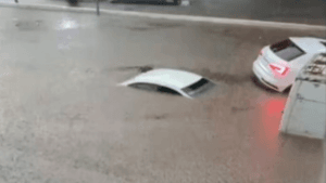 Tempestade que caiu em São Paulo no dia 24 (Foto: Reprodução)