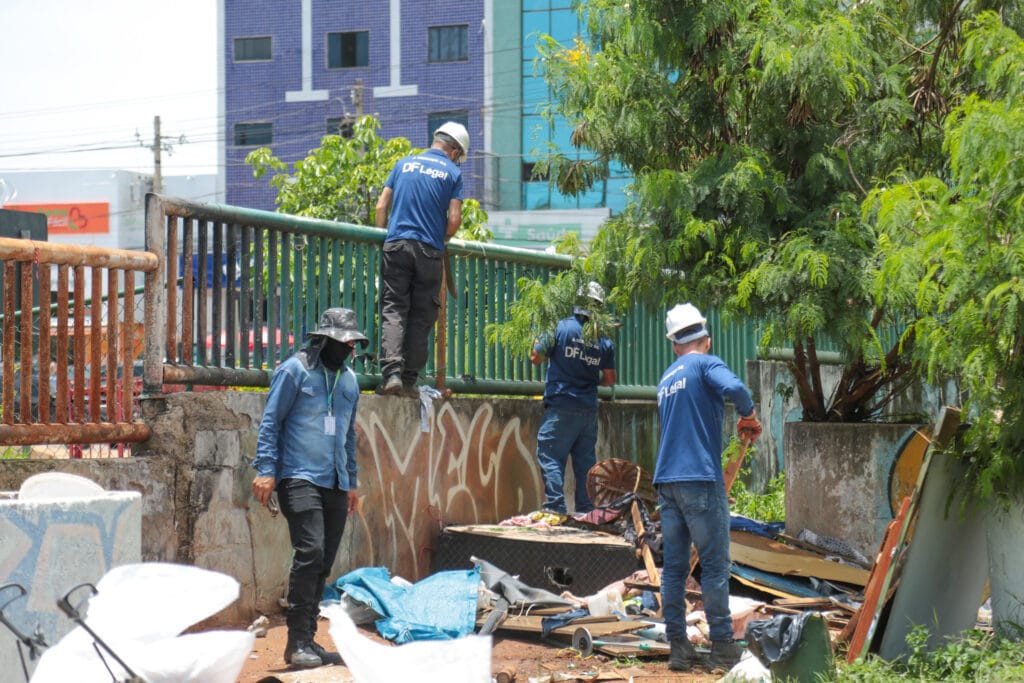 Ação de acolhimento da população em situação de rua continua nesta semana na Asa Norte