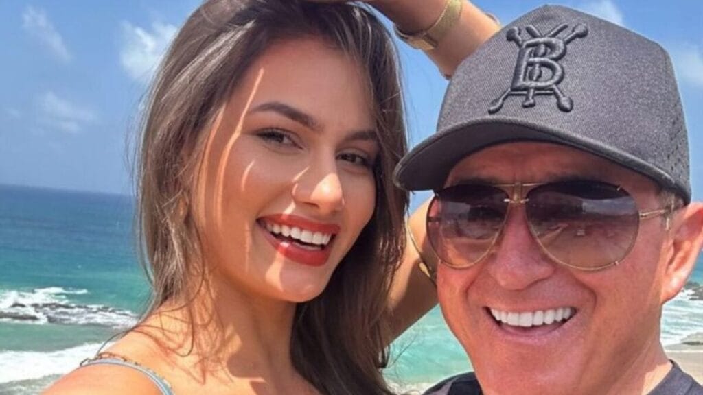 Amado Batista marca casamento com miss 50 anos mais jovem