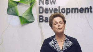 Dilma, que hoje é presidente do banco dos Brics (Foto: Reprodução)