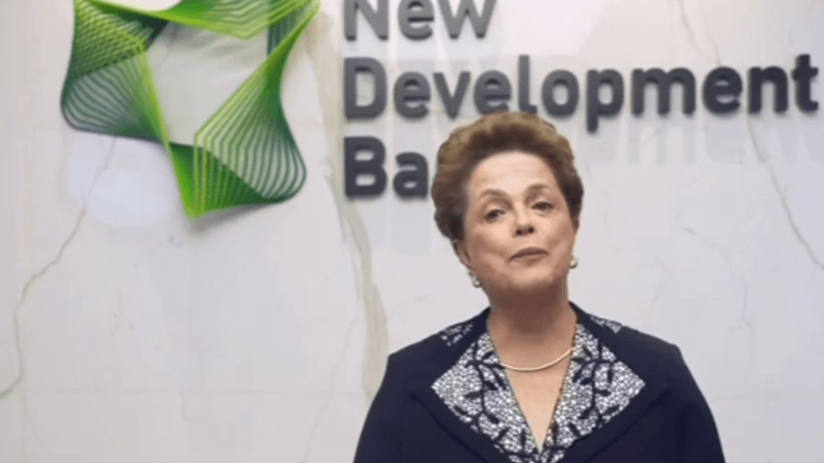Dilma, que hoje é presidente do banco dos Brics (Foto: Reprodução)