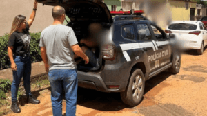 Homem foi preso suspeito de estuprar a filha de 6 anos (Foto: Divulgação PCGO)