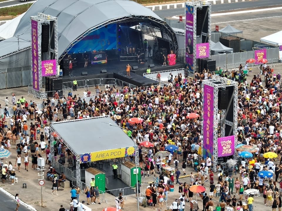 Domingo de Carnaval segue com segurança e tranquilidade no DF