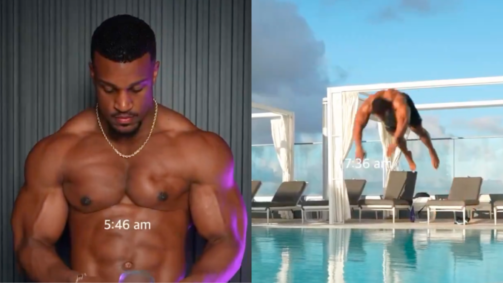 Influenciador fitness vira meme após compartilhar rotina matinal