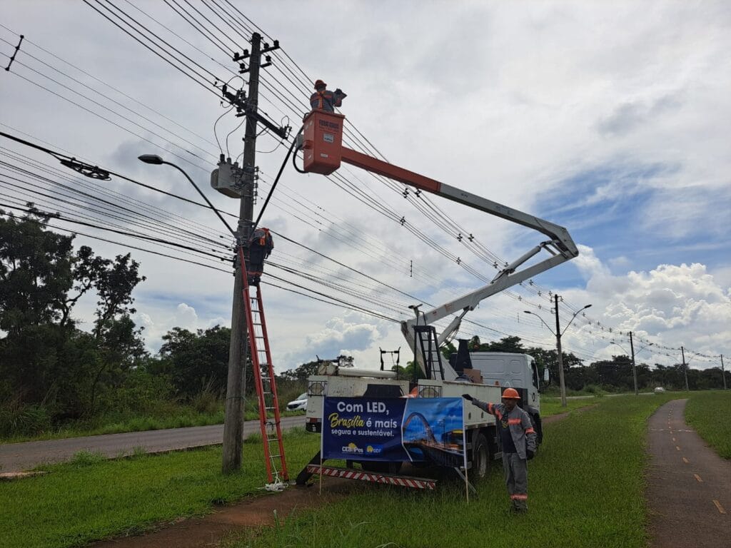 Mais de 1,8 mil luminárias de tecnologia LED serão instaladas no Park Way