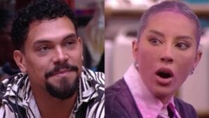Gíria usada por Vinicius para se referir a Eva e Renata gerou treta no reality O que é pomba suja? termo tem causado brigas no BBB 25