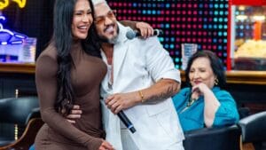 Reencontro de Gracyanne Barbosa com Belo repercute na web Ex-BBB participou do