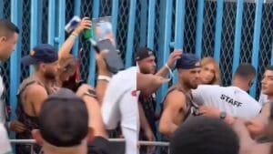Vídeo: Virginia é atingida na cabeça por lata na saída da Sapucaí Influencer curtiu o carnaval com o companheiro Zé Felipe, filho de Leonardo