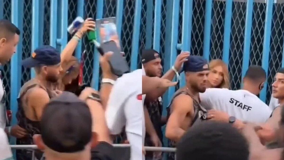 Vídeo: Virginia é atingida na cabeça por lata na saída da Sapucaí Influencer curtiu o carnaval com o companheiro Zé Felipe, filho de Leonardo