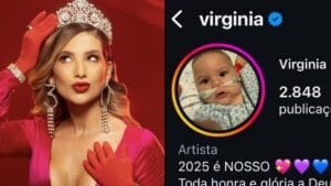 Virginia é criticada após divulgar fotos do filho na UTI; influencer usou imagem do bebê no perfil José Leonardo com bronquiolite