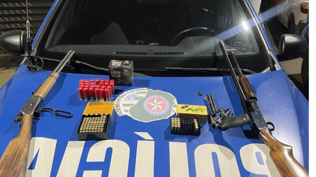 Idoso é preso suspeito de ameaçar crianças com arma de fogo em condomínio de Catalão