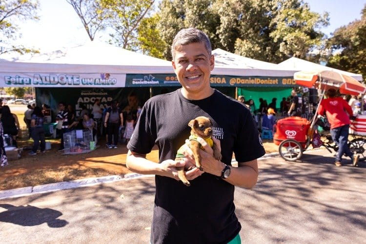 Feira “Audote um Amigo” promove adoção de pets neste domingo no Parque de Águas Claras
