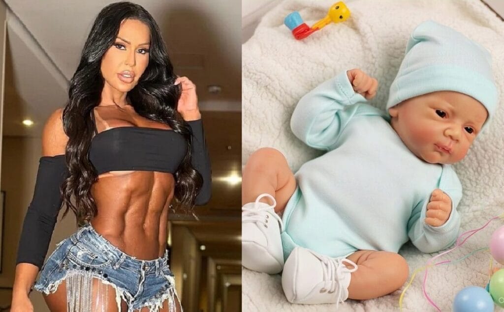 Gracyanne Barbosa adota bebê reborn e revolta a web