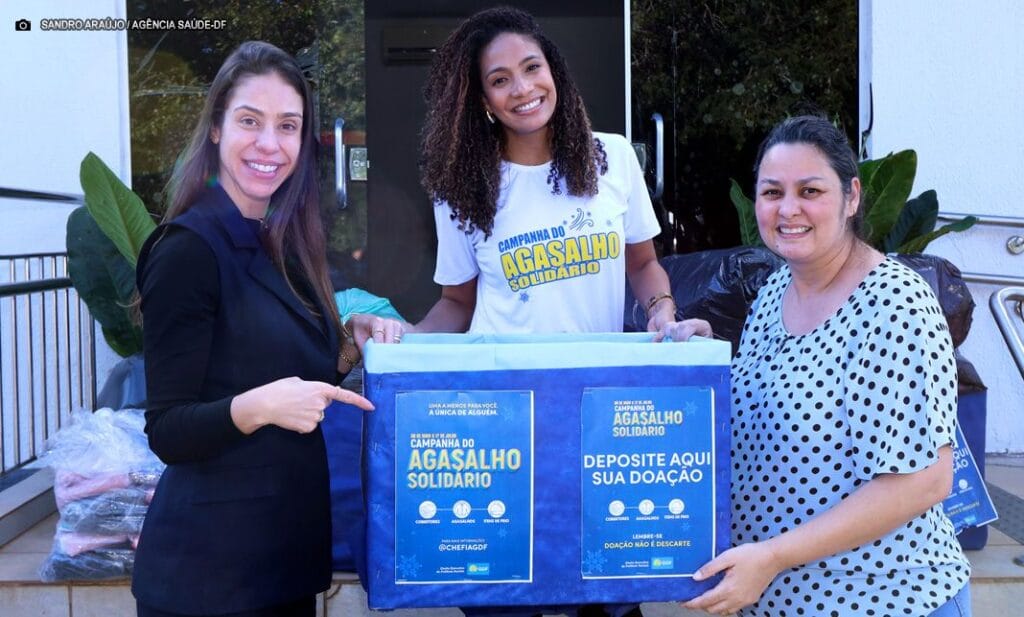 Campanha do Agasalho Solidário: Saúde reúne 350 itens em primeira entrega