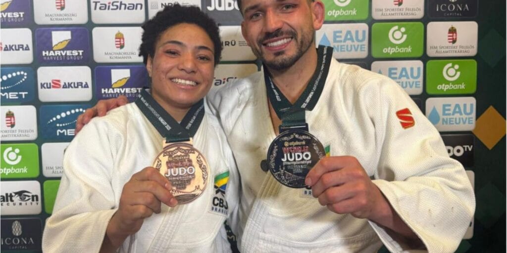 Sem pódio por equipes, Brasil acaba Mundial de Judô com duas medalhas
