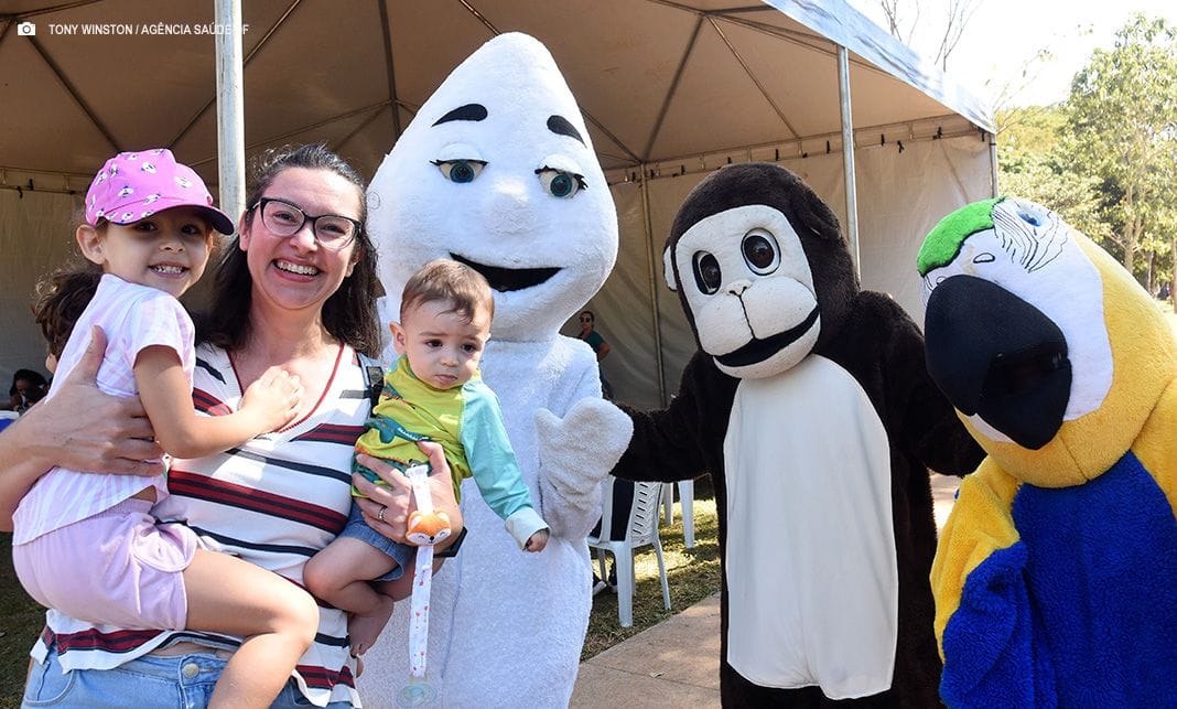 Zoológico de Brasília realiza vacinação de crianças neste fim de semana