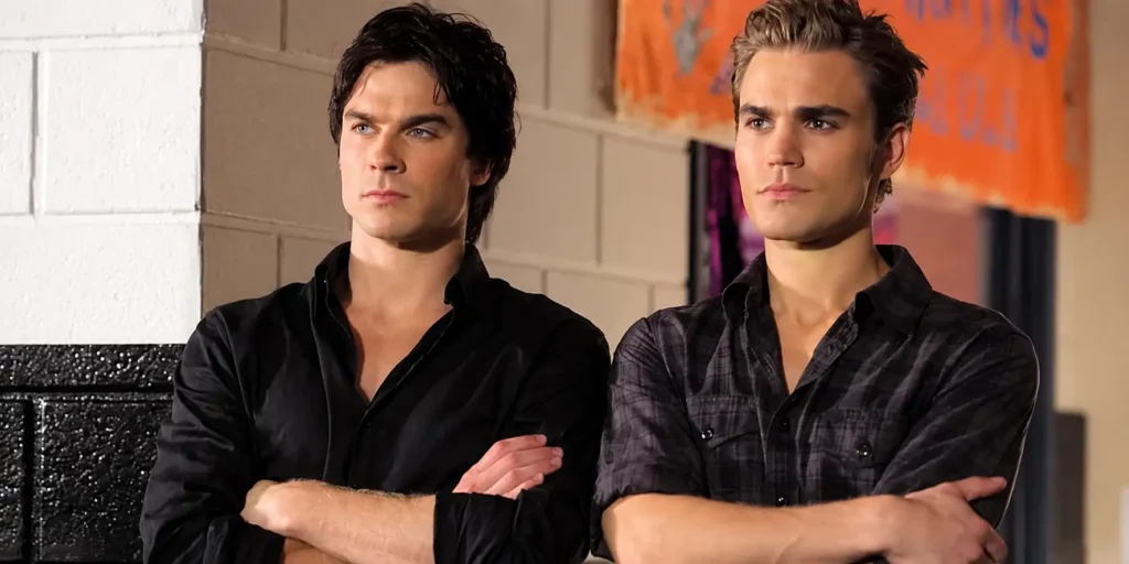 17 anos depois, a internet volta a brigar por Damon ou Stefan; entenda por que The Vampire Diaries voltou aos trends
