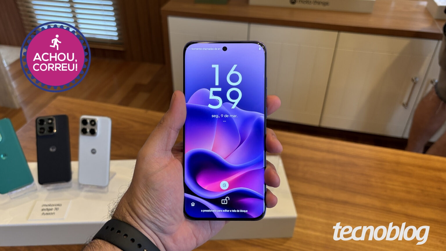 Edge 70 Fusion Plus (512 GB) fica mais barato com cupom de R$ 400 no Magalu