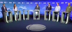 Entre propostas e cobranças, candidatos expõem caminhos para o DF em debate da Record