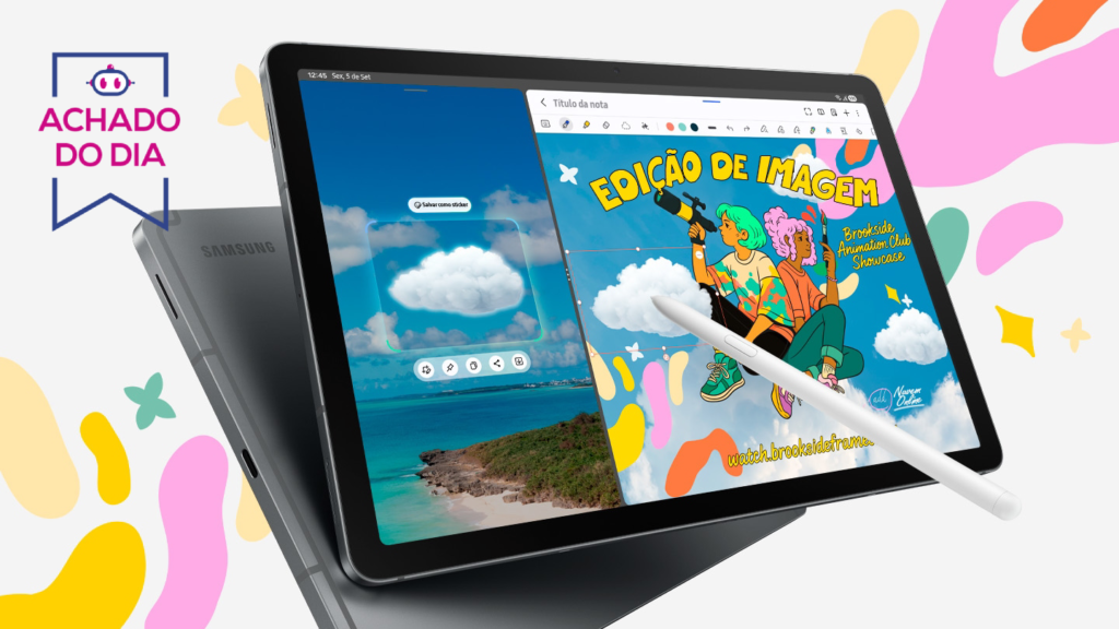 Galaxy Tab S10 Lite (256 GB) com S Pen registra menor preço desde julho