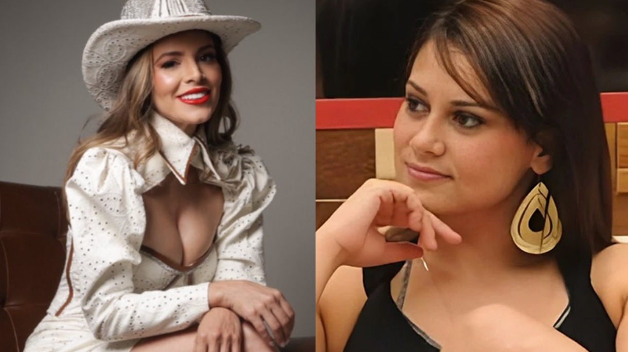 Participante de ‘A Fazenda’, ex-Chiquititas Renata Del Bianco fez ensaio sensual com ex-BBB; veja fotos