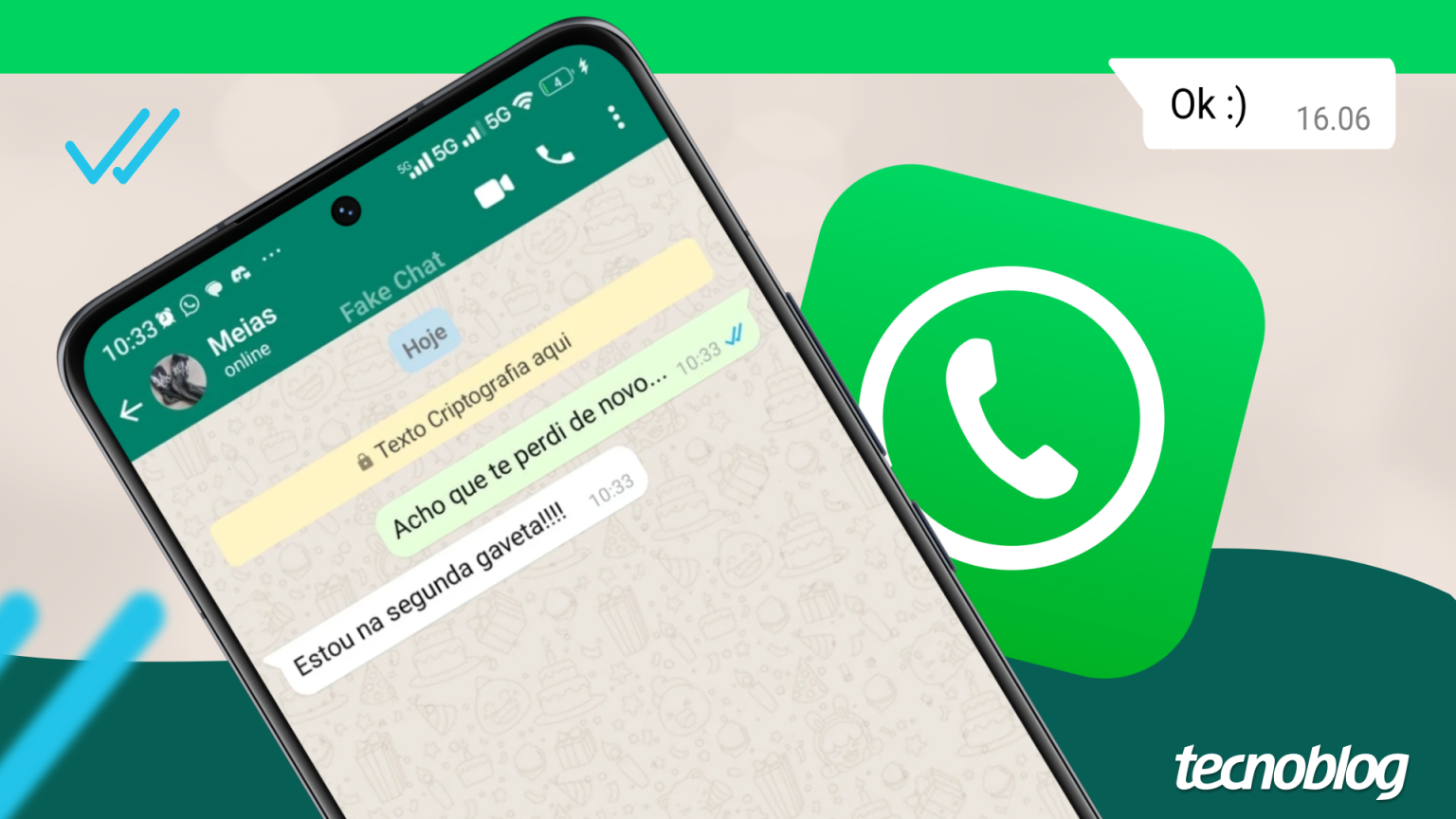 Como criar uma conversa fake de WhatsApp pelo celular ou PC