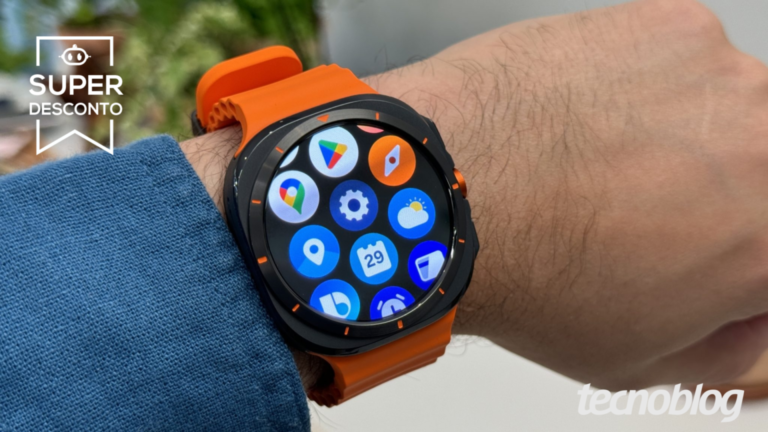Galaxy Watch Ultra para esportistas alcança mais de R$ 3 mil OFF na Amazon