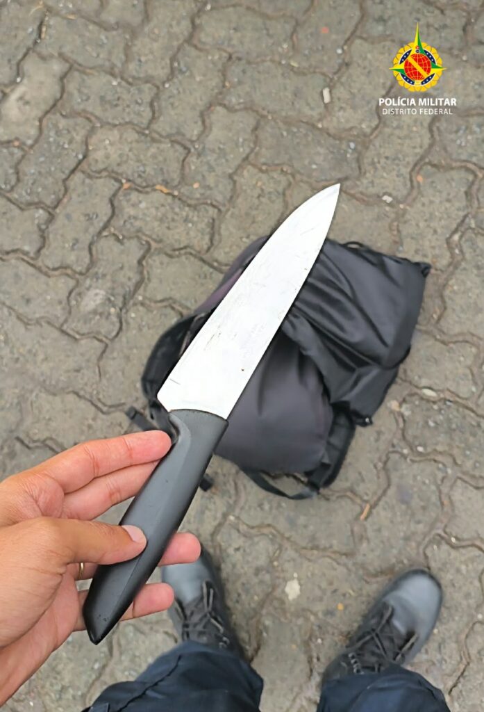 Homem é preso após roubar passageiros de ônibus em Samambaia