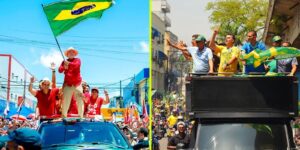 Lula faz comício em Natal e Flávio participa de moto-carreata no Rio