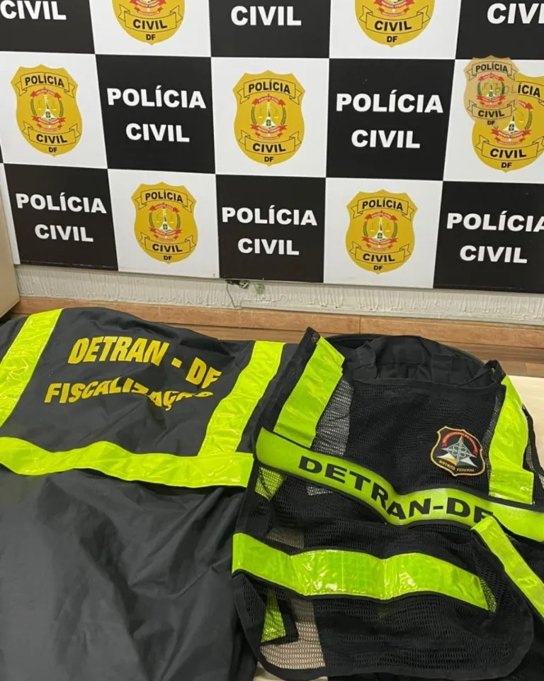 Polícia Civil do DF deflagra operação contra esquema de furto de coletes do Detran-DF
